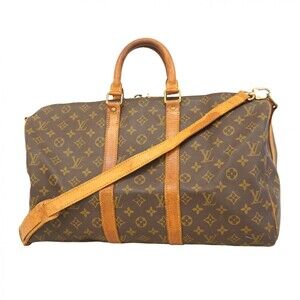 Louis Vuitton Bags - Boston Monogram Keepall Bandoulière 45 M41418 Brown Men'...